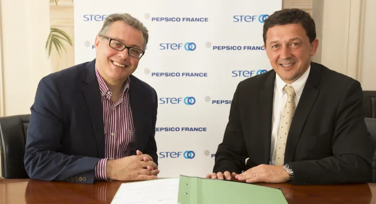 PepsiCo France et STEF renouvellent leur partenariat