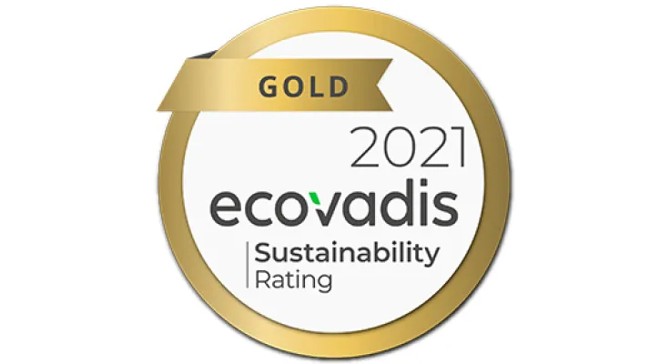 Logo Gold EcoVadis 2021