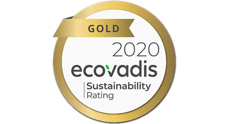 Logo médaille Ecovadis 2020