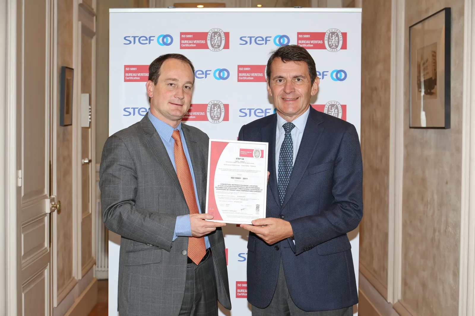 certification ISO 50001 STEF BVC